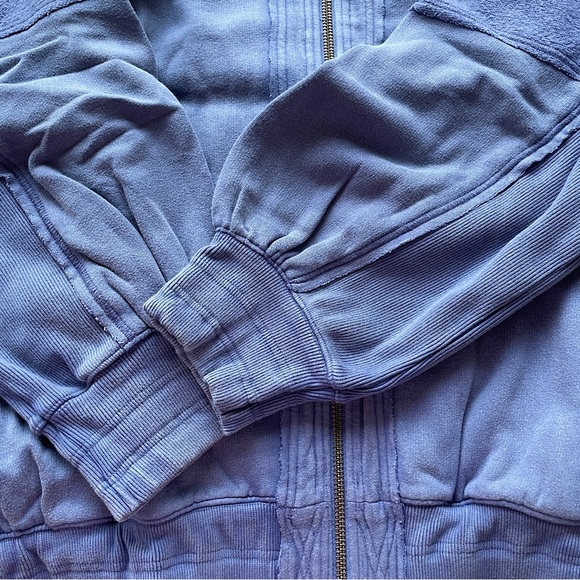 NEW Free People Lou Moto Zip Jacket In Prep Peri - Picture 10 of 14